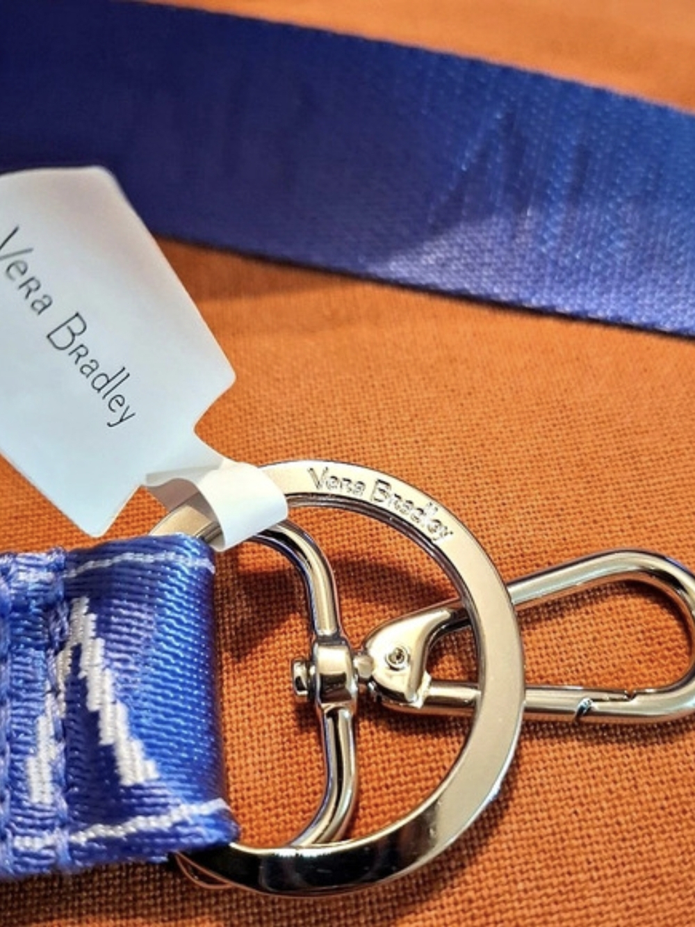 Vera Bradley Webbing Lanyard Blue NWT Lanyard